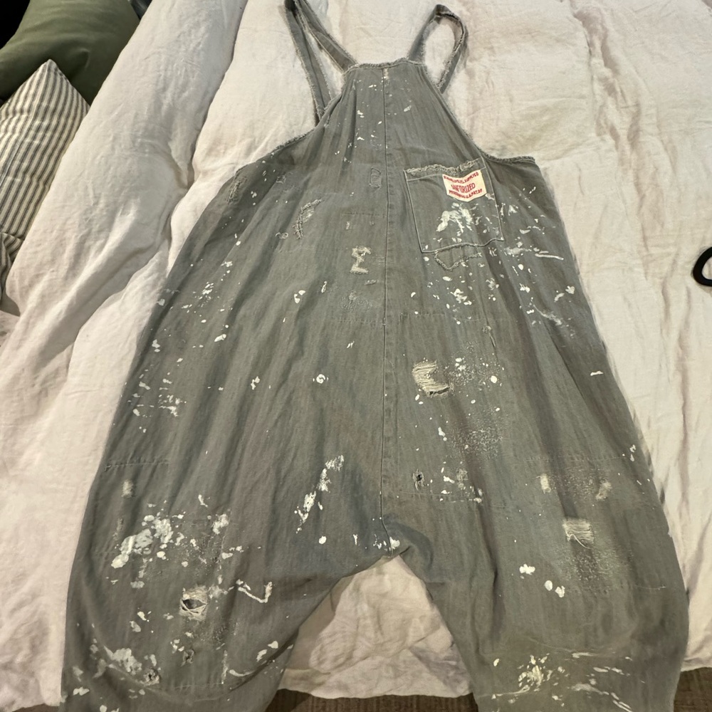 Magnolia Pearl long overalls!! Worn one time. One size fits all